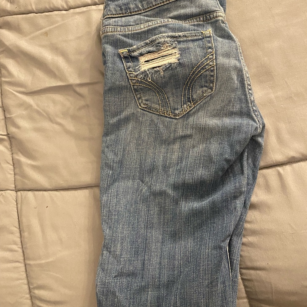 Hollister Distressed Bootcut Jeans